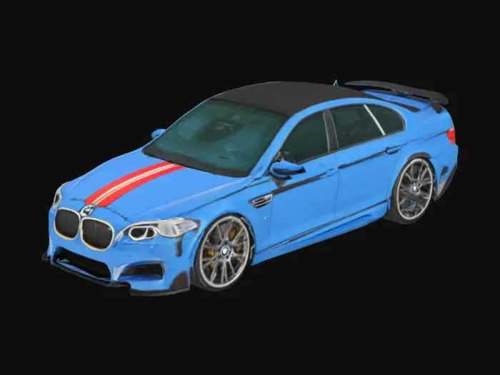 3D model for 2011 BMW M5 Drift Edition