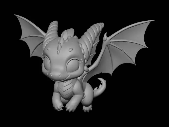 3D model for Cerulean Dragonling