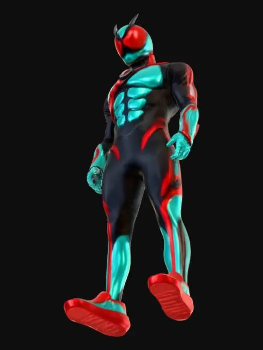 3D model for Neon Ember Ranger