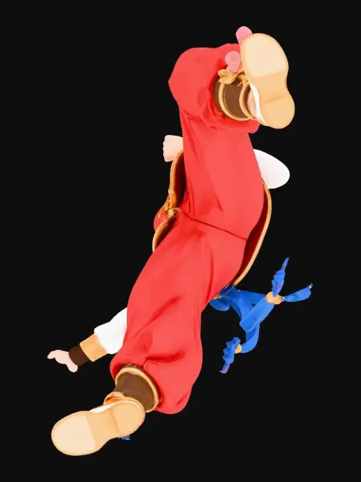 3D model for Martial Arts Warrior