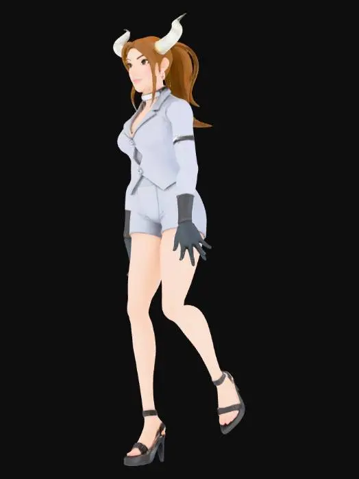 3D model for Minotaur Businesswoman