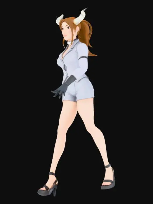 3D model for Minotaur Businesswoman