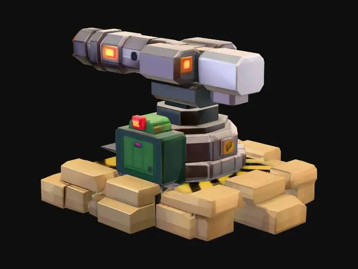 3D model for tourelle lv1