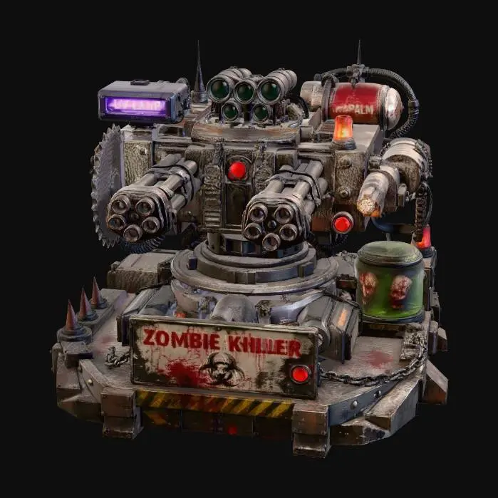 3D model for Zombie Killer War Machine