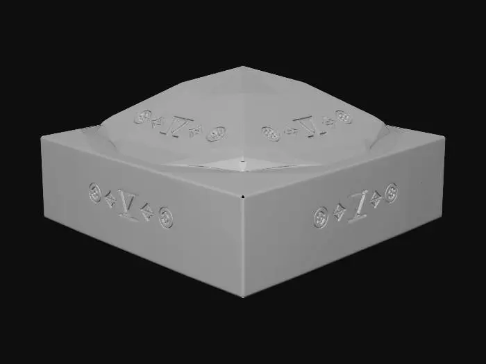 3D model for Louis Vuitton Wooden Pyramid Box