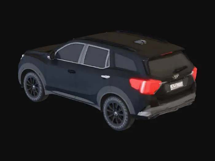 3D model for Mahindra XUV700 Black Edition