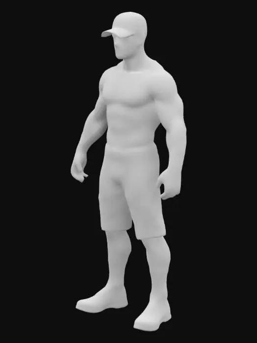 3D model for john cena