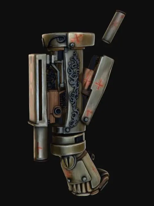3D model for Steampunk Arm Cannon