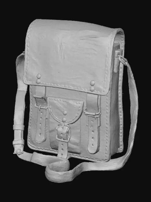 3D model for Vintage Leather Satchel