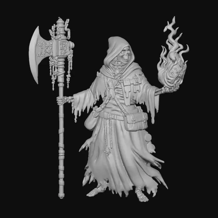 3D model for Spooky Pyromancer, #Halloween2025#
