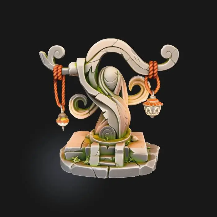 3D model for Ancient Lantern Totem