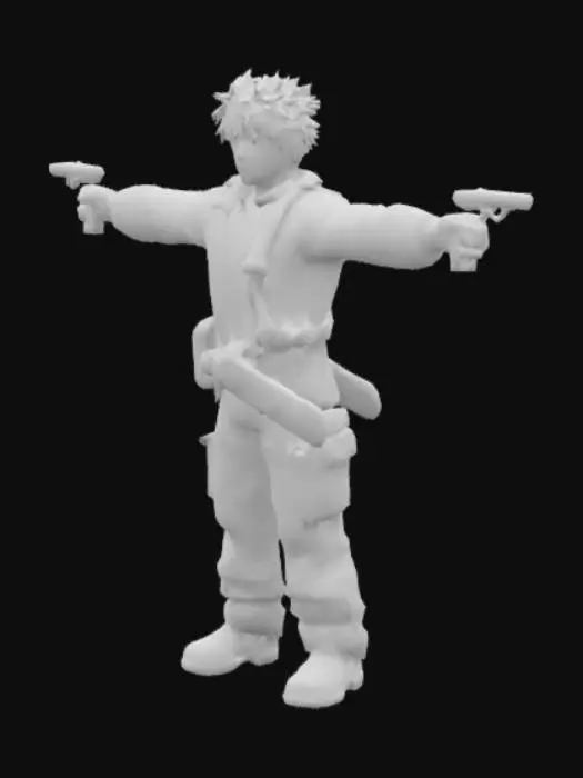 3D model for Dual Wield Defender