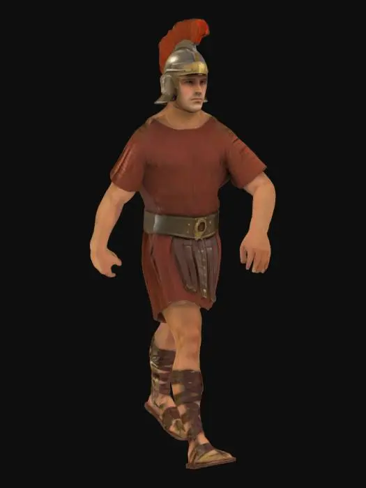 3D model for Roman Soldier Front