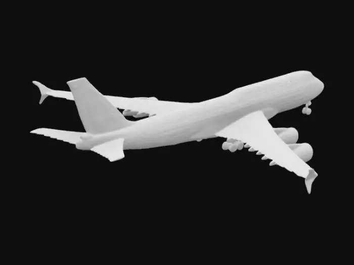 3D model for A Boeing 747 airplane with Delta livery