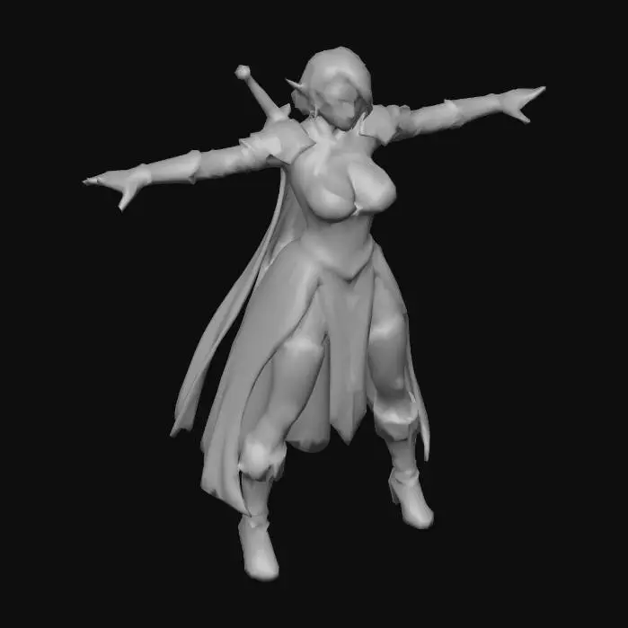 3D model for Starcrest Elven Warrior