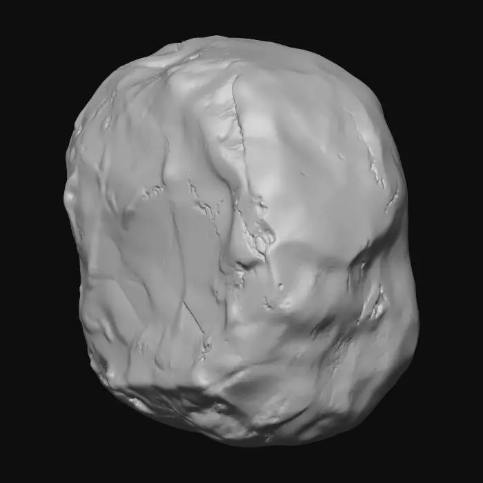 3D model for Cracked White Marble
