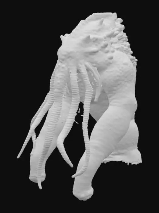 3D model for seamonster with tentacles,a mix between The Kraken and Cthulhu 