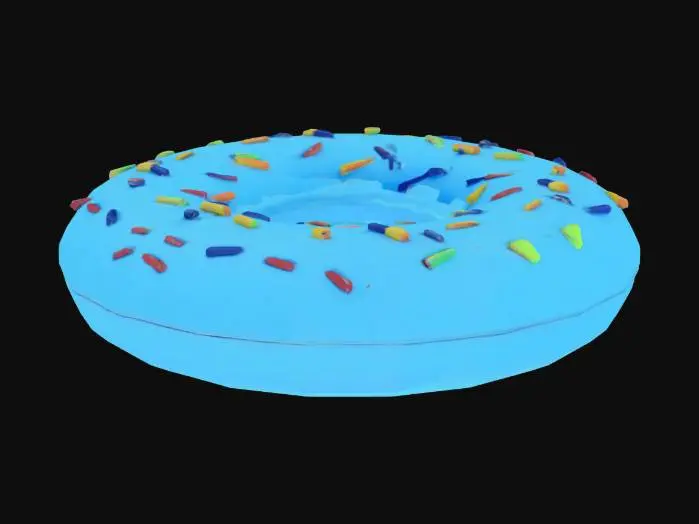 3D model for bouée, bouée pour piscine, bleu,