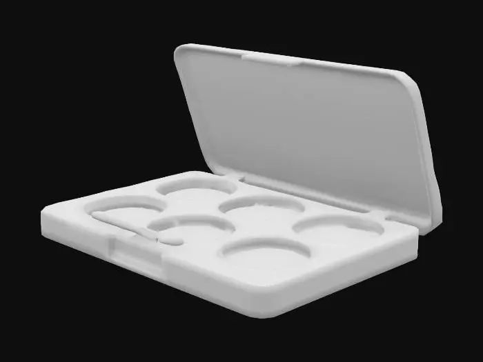 3D model for makeup, palette, girly , lowpoly, simple design