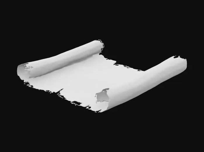 3D model for Treasure Map Scroll