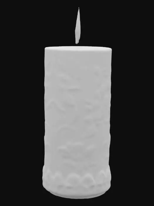 3D model for bougie, candle