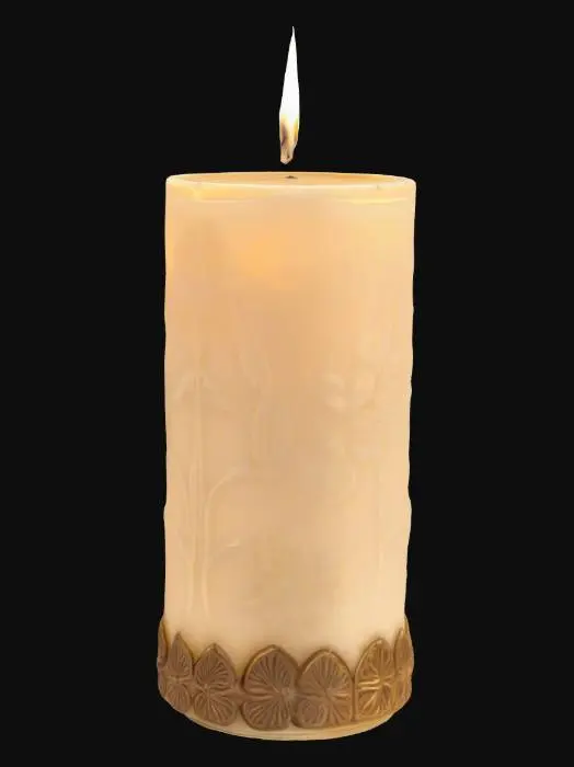 3D model for bougie, candle