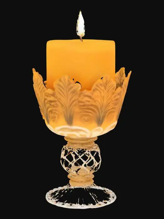 3D model for bougie, candle