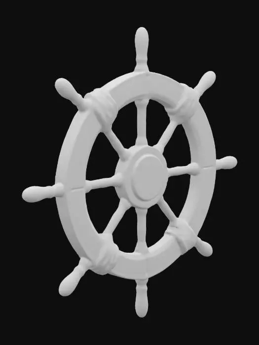 3D model for Nautical Wheel Decor