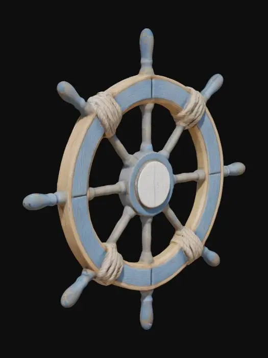3D model for Nautical Wheel Decor