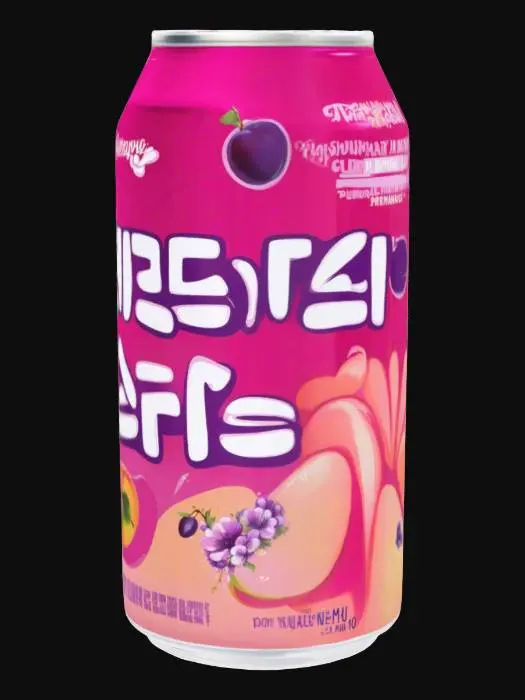 3D model for Sparkling Plum Soda Can
