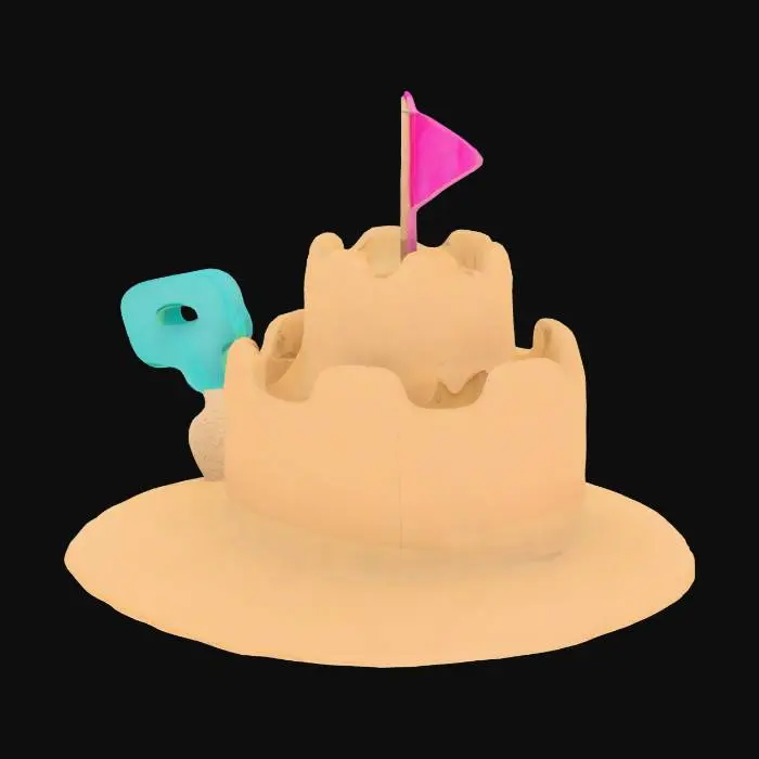 3D model for Sandcastle Delight