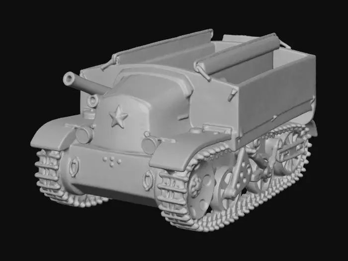 3D model for Pioneer Artillery Tractor Model