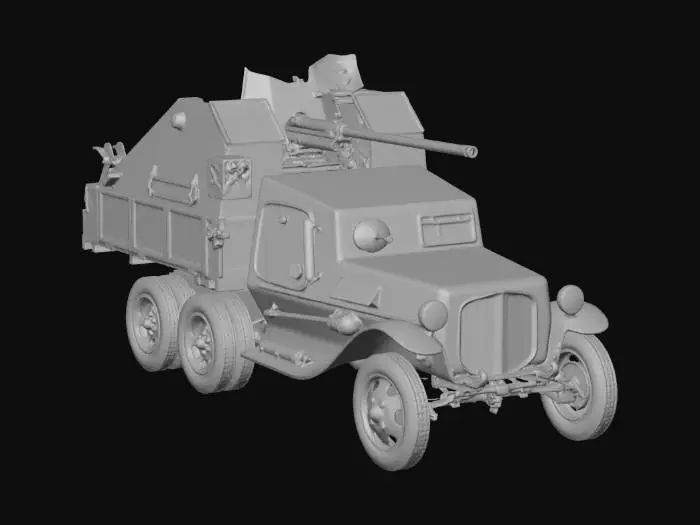 3D model for Soviet SPG Truck