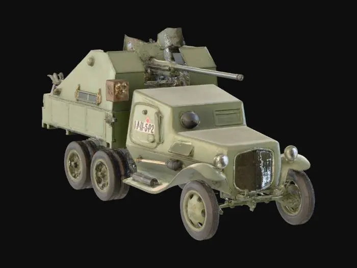 3D model for Soviet SPG Truck