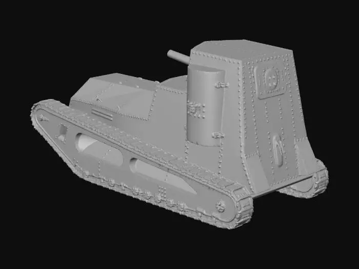 3D model for Leichter Kampfwagen II (LK II)