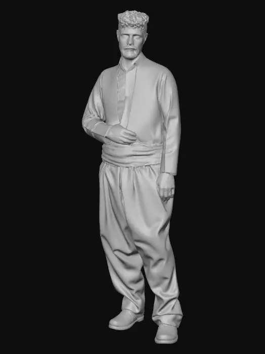 3D model for Floral Sash Traditional Attire