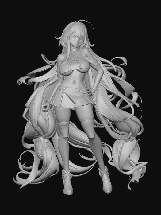 3D model for Wings of the Golden Cascade