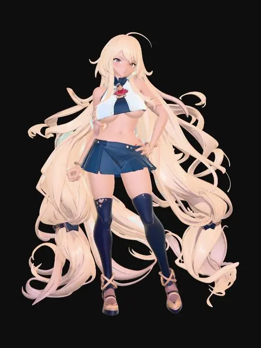 3D model for Wings of the Golden Cascade