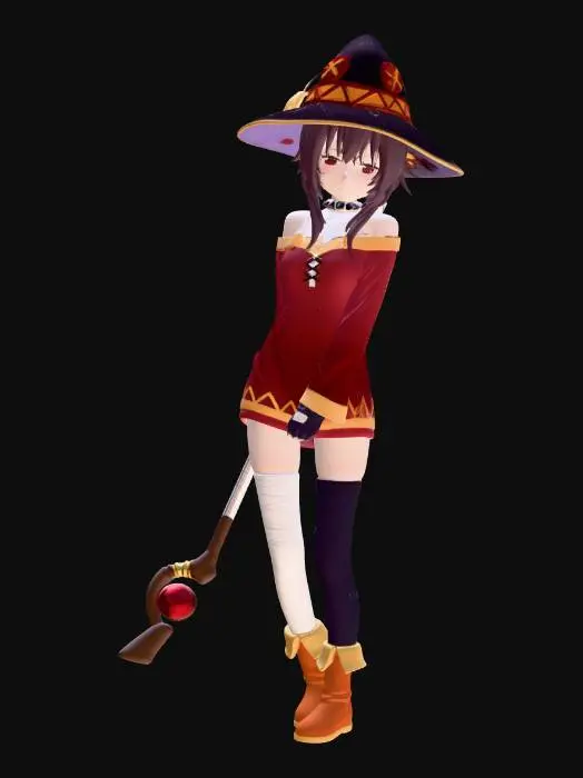 3D model for Megumin - KonoSuba