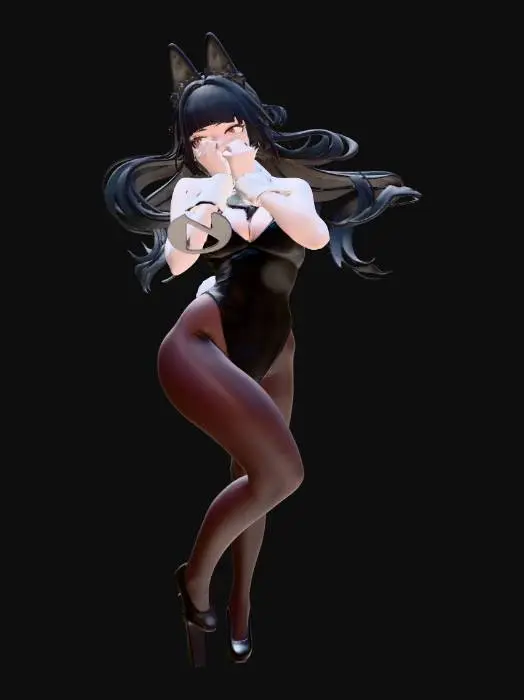 3D model for Midnight Bunny