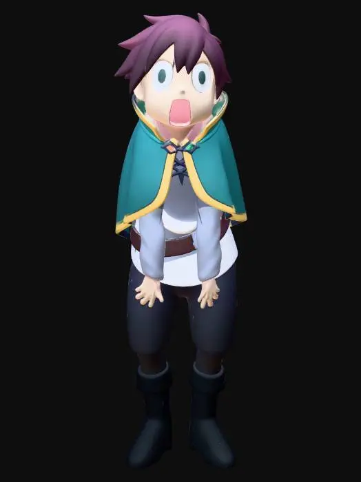 3D model for Kazuma - KonoSuba