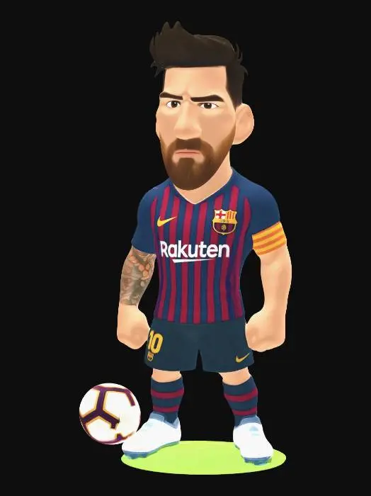 3D model for Mini Barça Messi