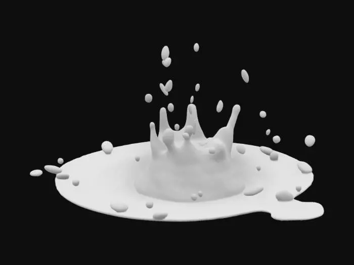 3D model for coffee spill
