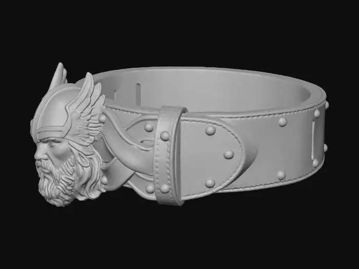 3D model for Viking Belt Buckle