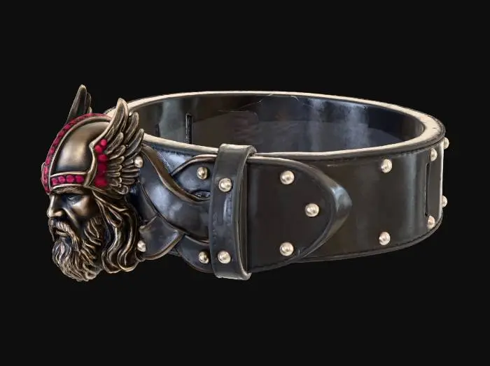 3D model for Viking Belt Buckle
