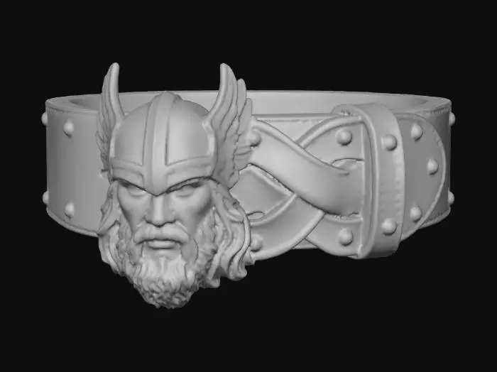 3D model for Viking Belt Buckle