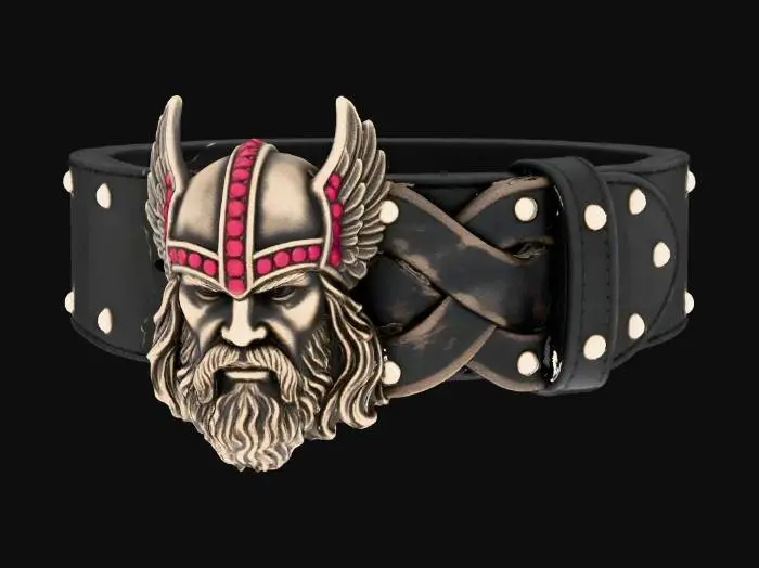 3D model for Viking Belt Buckle