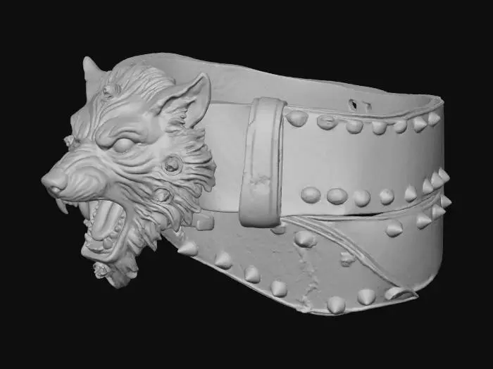 3D model for Wolf Buckle Belt