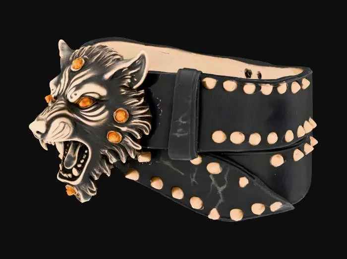 3D model for Wolf Buckle Belt