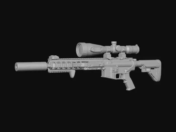 3D model for Tactical Rifle Display